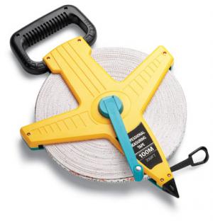 Fiberglass Measuring Tape; 330'/100M; Open Reel